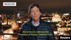 Tucker Carlson, Putin'le Rusya'nın başkenti Moskova'da bir röportaj gerçekleştirdi.