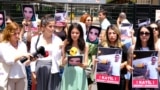 Diyarbakır’daki kadın örgütleri Hilal Kar’ın katil zanlısının yakalanması için adliye önünden çağrı yaptı.