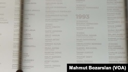 Newseum Müzesindeki anıtta yer alan isimler arasında Kürt gazeteciler de yer alıyor.