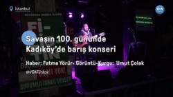 Gazze savaşının 100. gününde Kadıköy’de barış konseri
