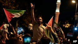 İstanbul'da dün akşam İsrail'e yönelik protesto gösterileri düzenlendi - 17 Ekim 2023 