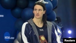 University of Pennsylvania'nın kadın yüzme takımında yer alan trans kadın yüzücü Lia Thomas