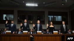 Teknoloji şirketlerinin CEO'ları Senato komisyonu oturumunda dört saat boyunca senatörlerin sorularını yanıtladı