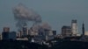 Rus saldırısının ardından Kiev semalarında dumanlar yükseliyor- 8 Temmuz 2024. 